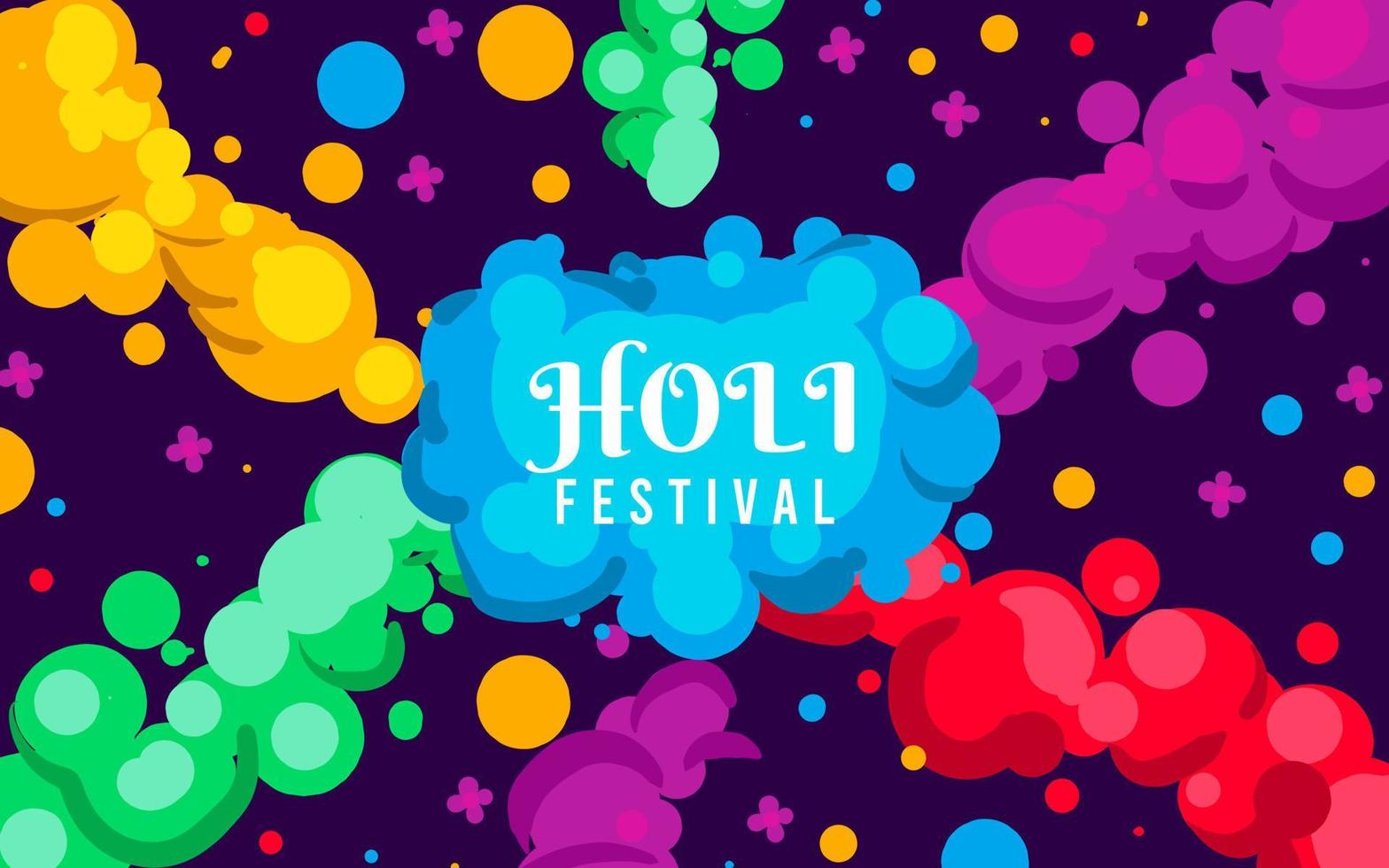 Holi Festival Background vector