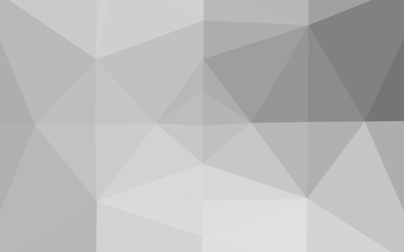 Light Silver, Gray vector low poly cover.