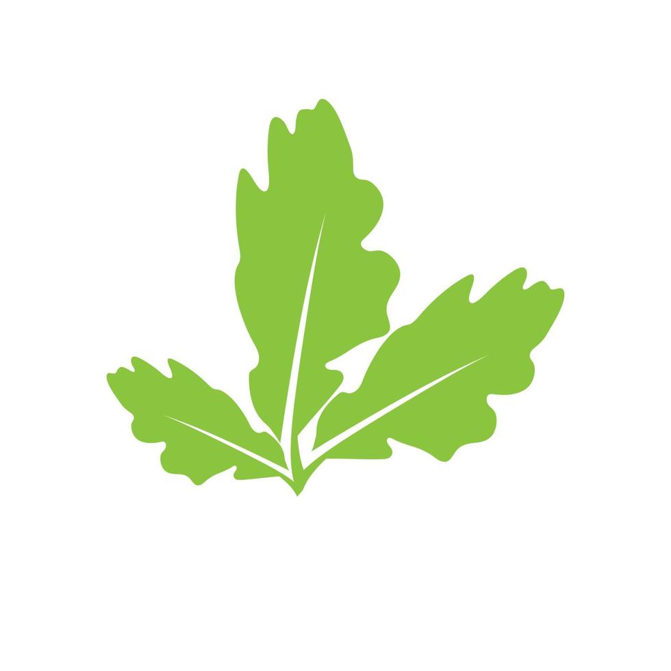 diseño de logotipo y símbolo de naturaleza de ilustración de hoja verde vector