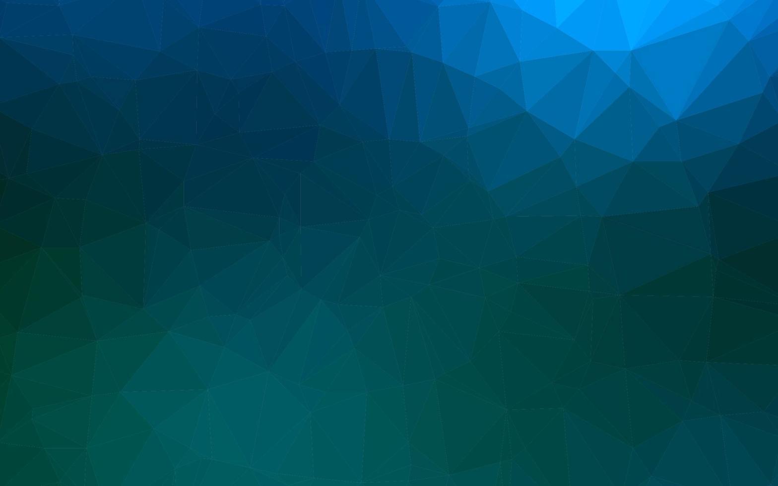 Dark Blue, Green vector triangle mosaic cover.