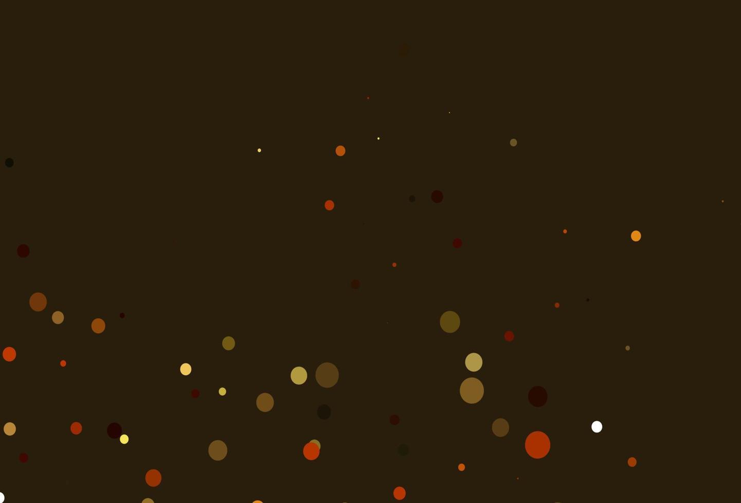 Light Orange vector template with circles.