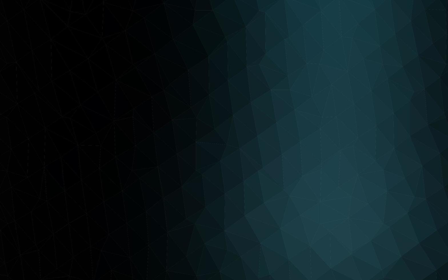 Dark BLUE vector polygon abstract background.