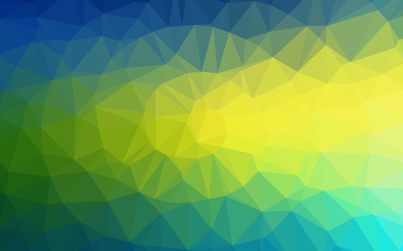 Dark Blue, Yellow vector abstract mosaic background.