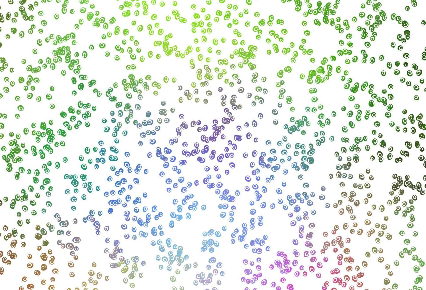 Light Multicolor, Rainbow vector texture with disks.