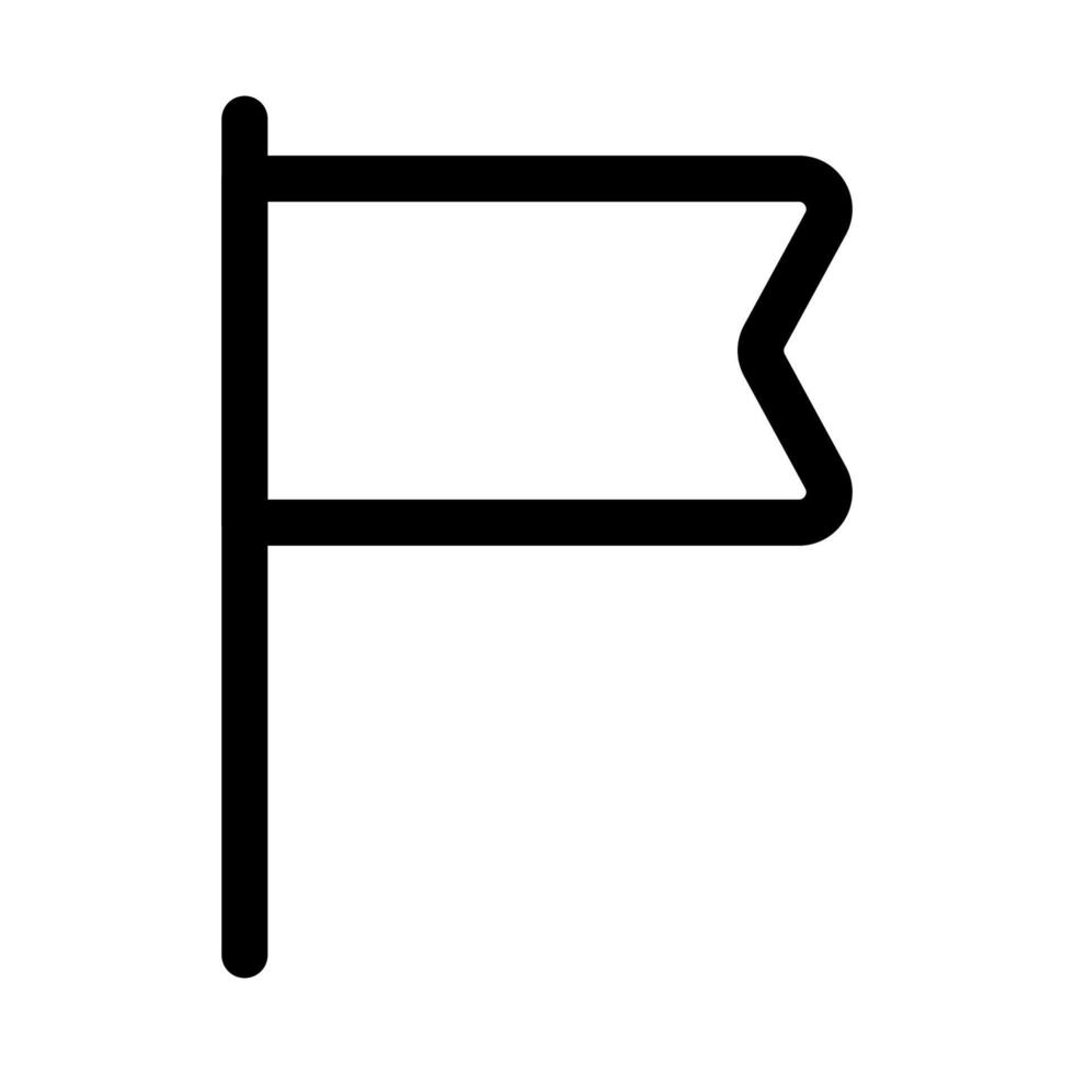 línea de icono de banner aislada sobre fondo blanco. icono negro plano y delgado en el estilo de contorno moderno. símbolo lineal y trazo editable. ilustración de vector de trazo simple y perfecto de píxeles