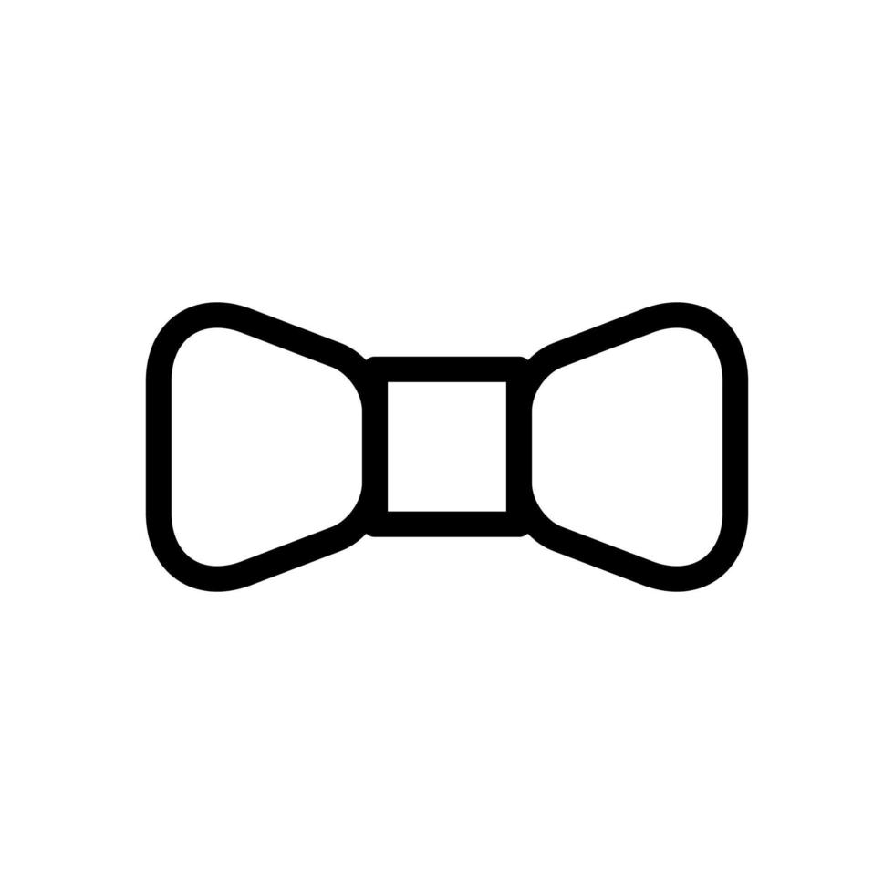 Bow cloth icon line isolated on white background. Black flat thin icon on modern outline style. Linear symbol and editable stroke. Simple and pixel perfect stroke vector illustration