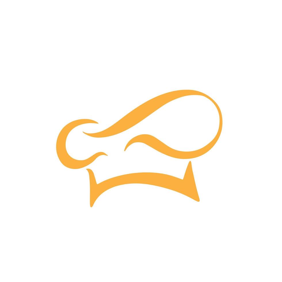 chef hat logo vector design template