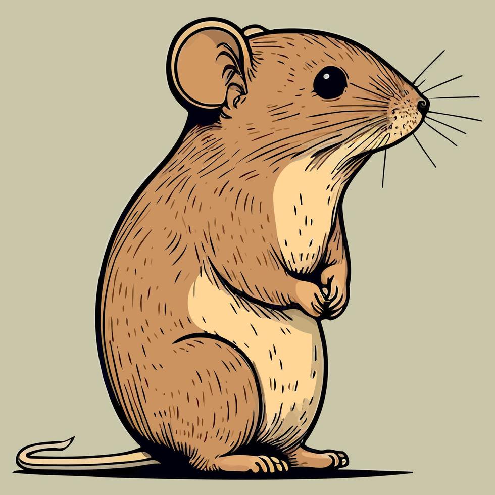 small rodent mammal animal vector