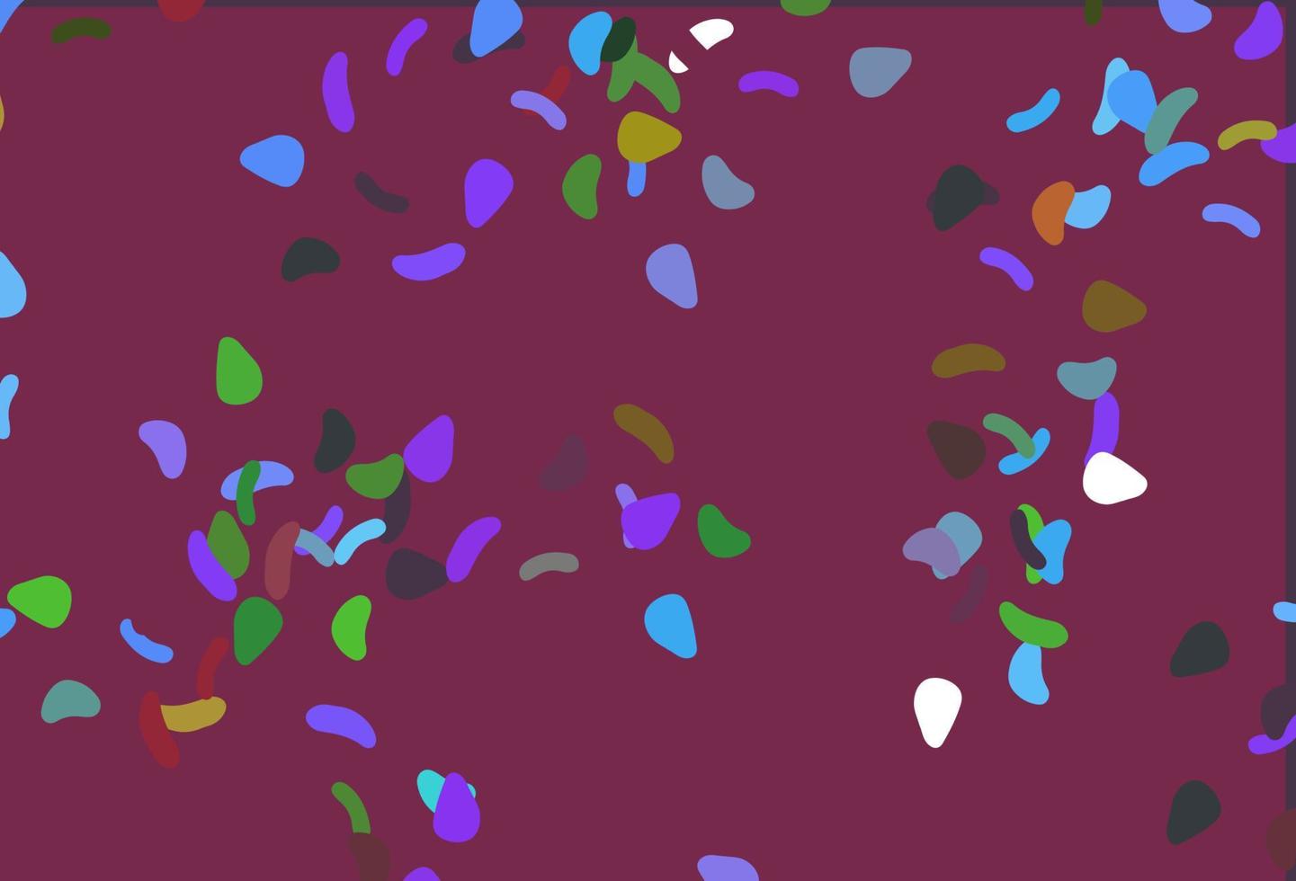 Light Multicolor, Rainbow vector background with abstract forms.