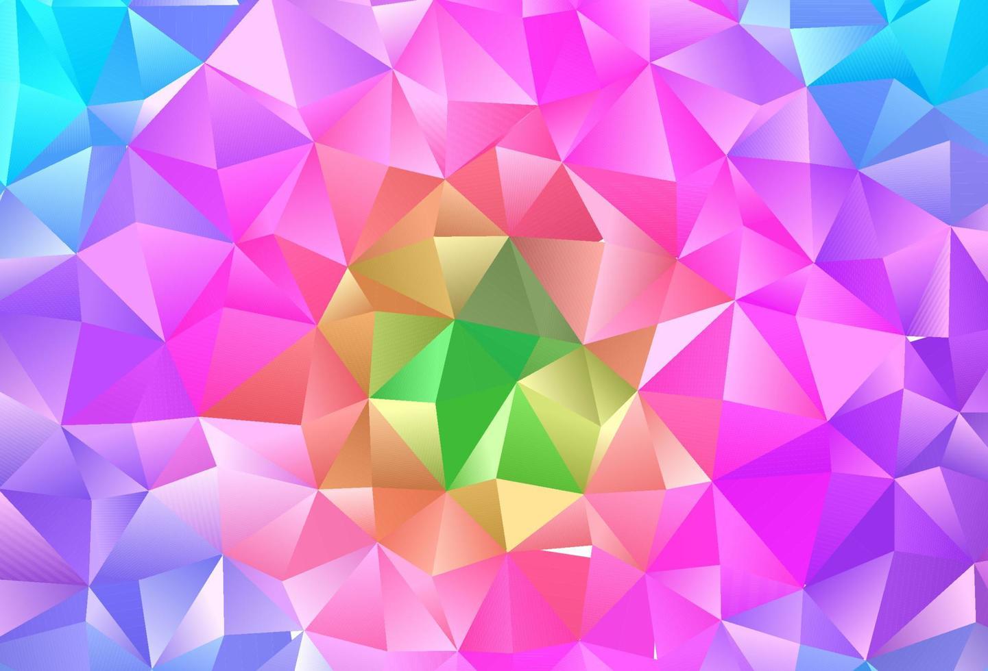 Light Multicolor, Rainbow vector polygon abstract layout.