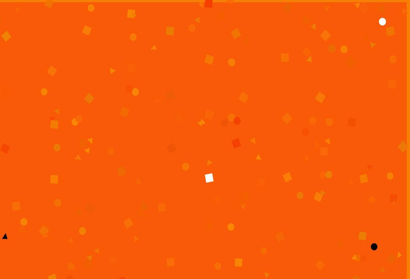 Light Orange vector pattern in polygonal style with circles.