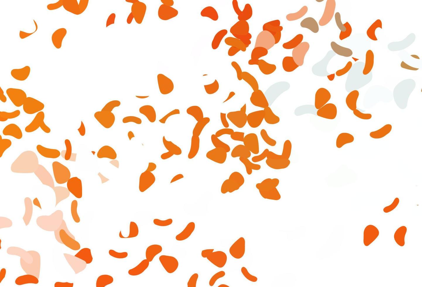 Light orange vector pattern with chaotic shapes.