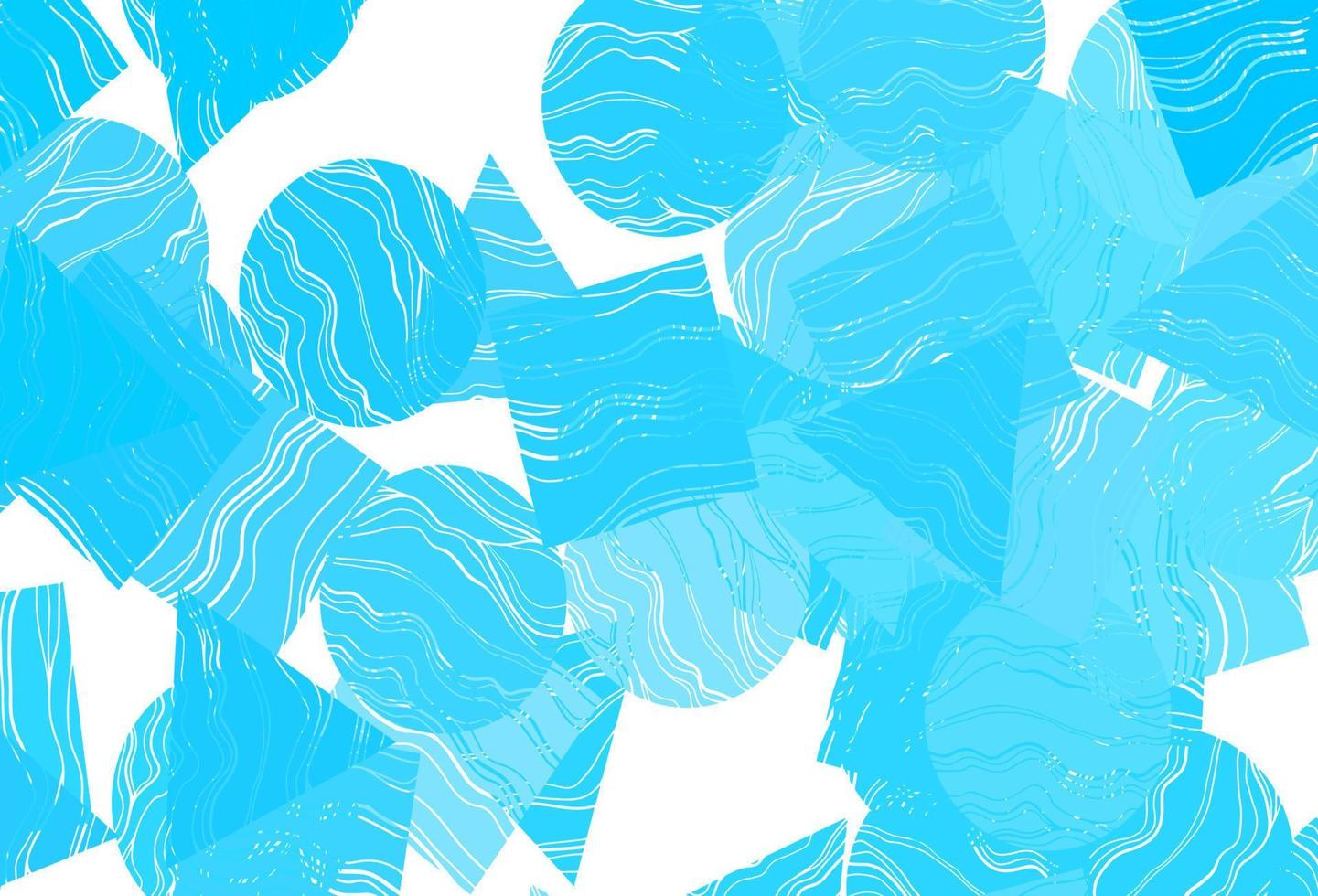 Light  blue vector pattern in polygonal style with circles.