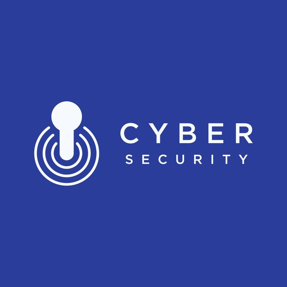 Creative technology digital cyber security logo template design with modern shield and key protection concept. Logo for business, digital and technology. vector
