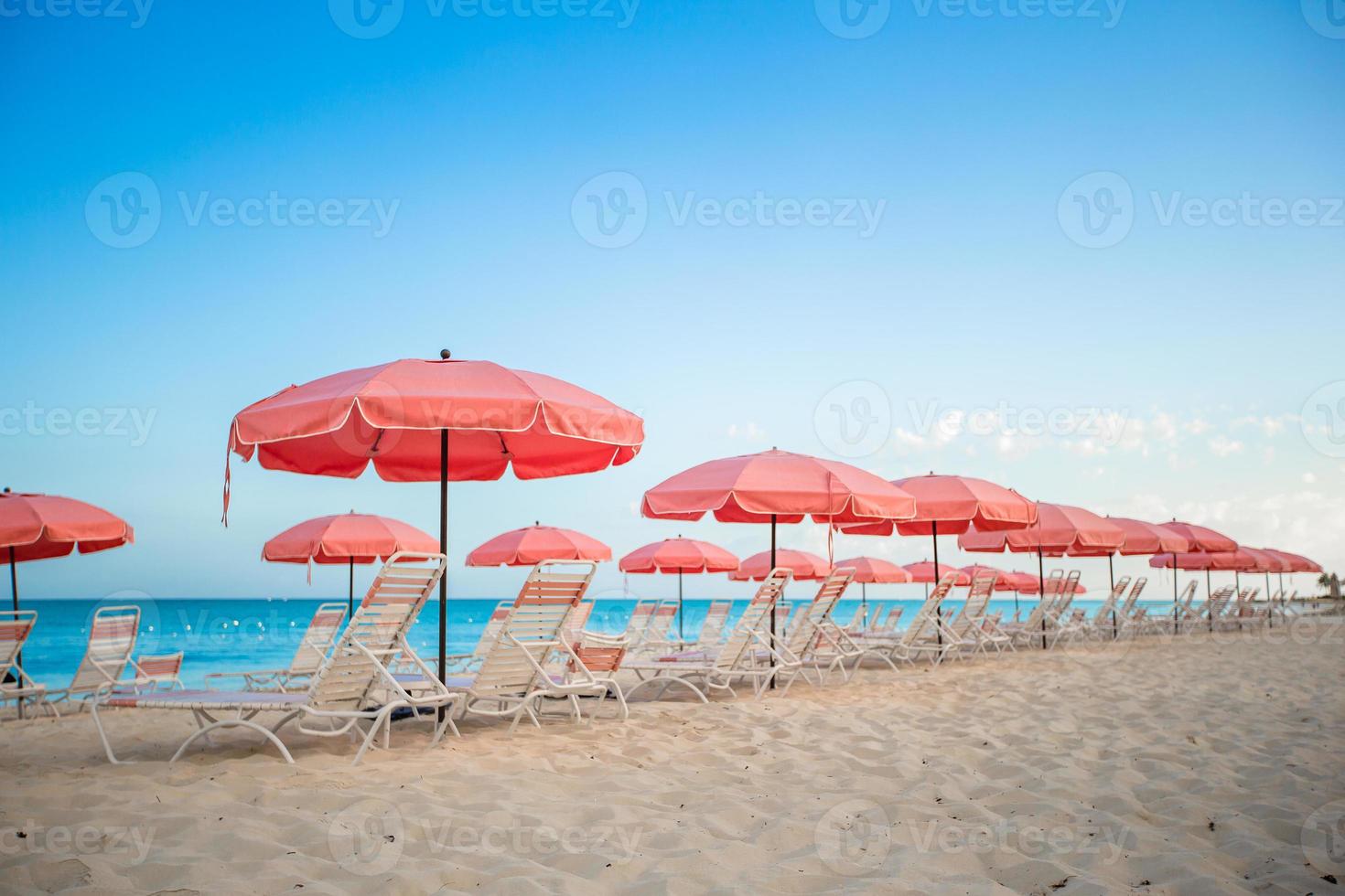 Paradise view of tropical exotic beach photo
