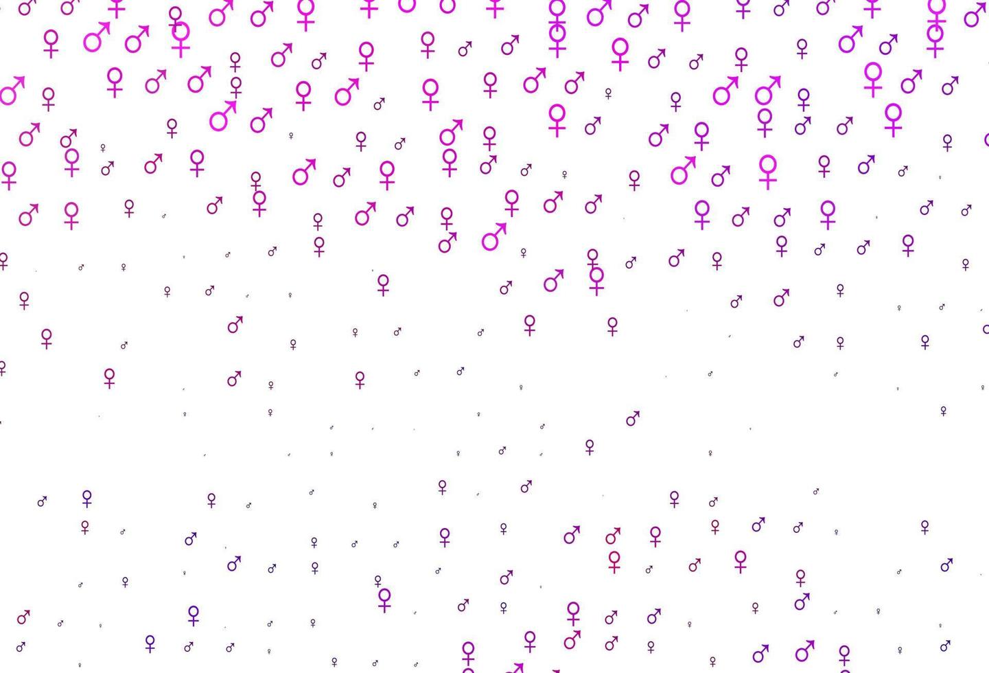 Light pink, blue vector texture with male, female icons.
