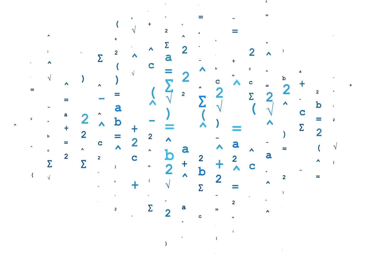 Light BLUE vector backdrop with algebra elements.