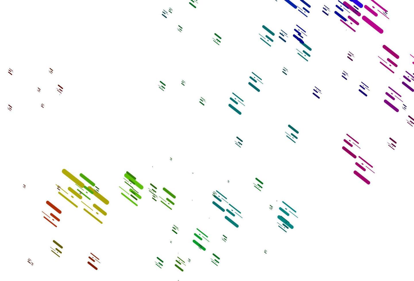 Light Multicolor, Rainbow vector pattern with narrow lines.