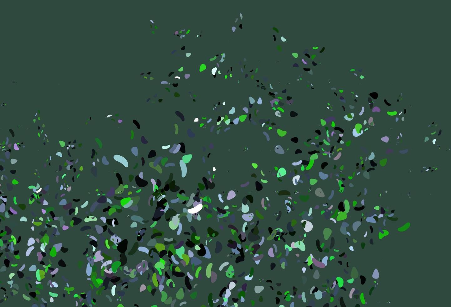 Light Multicolor, Rainbow vector template with memphis shapes.