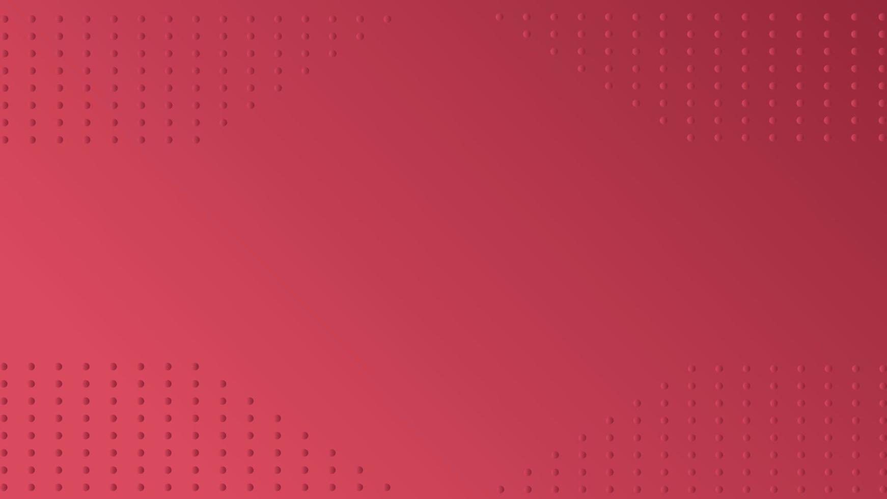 Abstract halftone background in dark red colors presentation poster vector