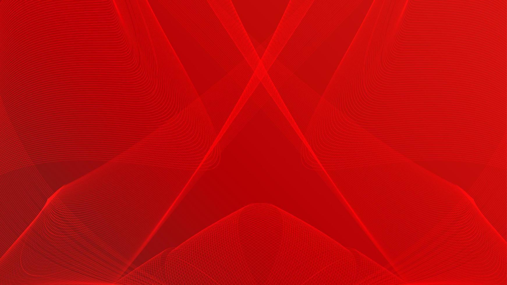Abstract red color background. Dynamic shapes composition. Eps10 vector
