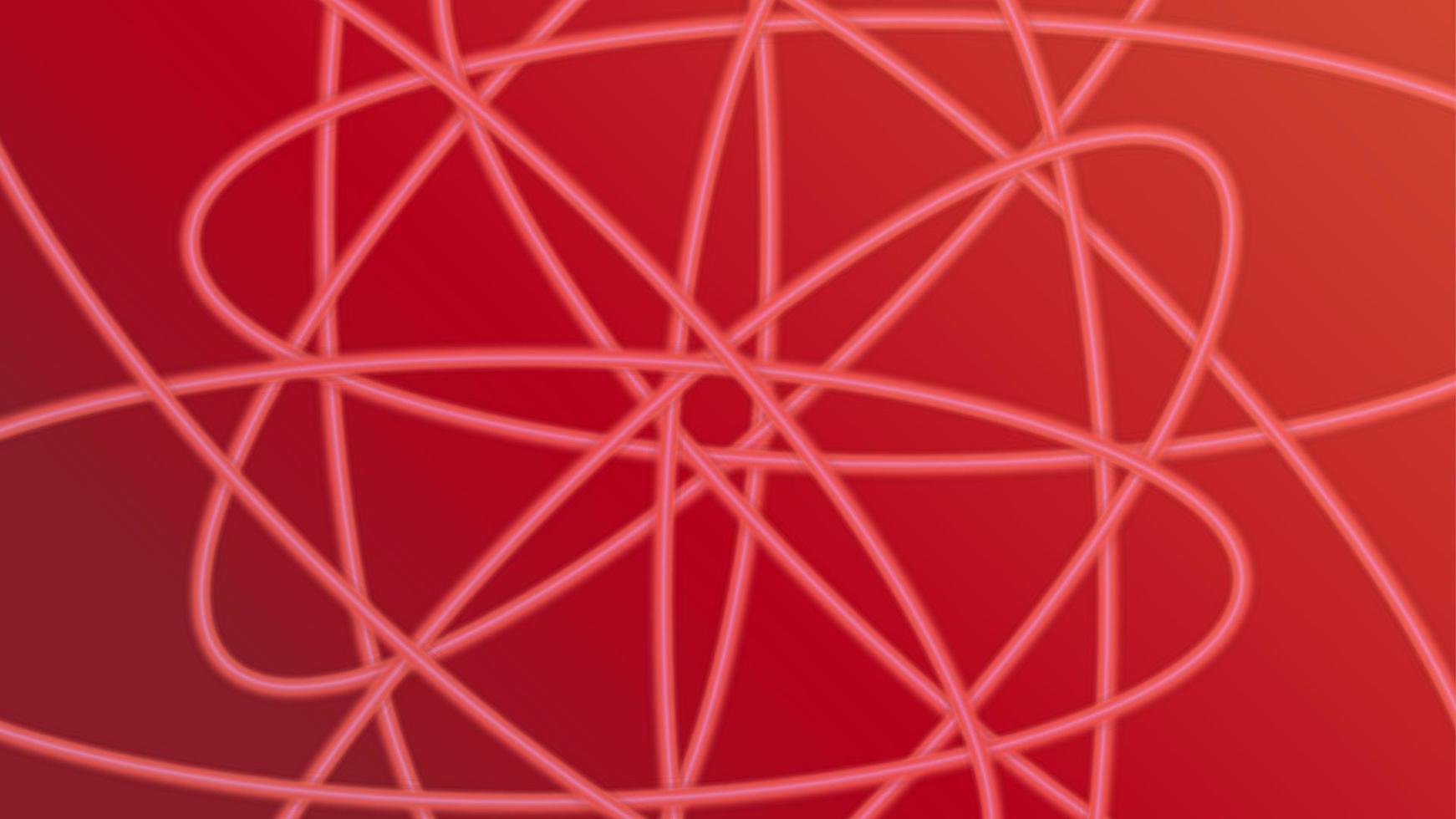 Abstract red color background. Dynamic shapes composition. Eps10 vector