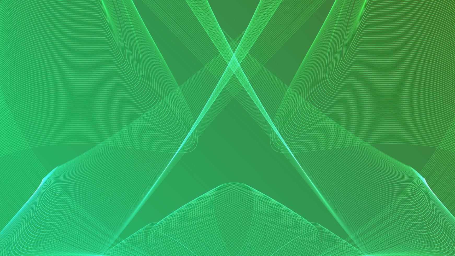 decoración de fondo abstracto vector verde