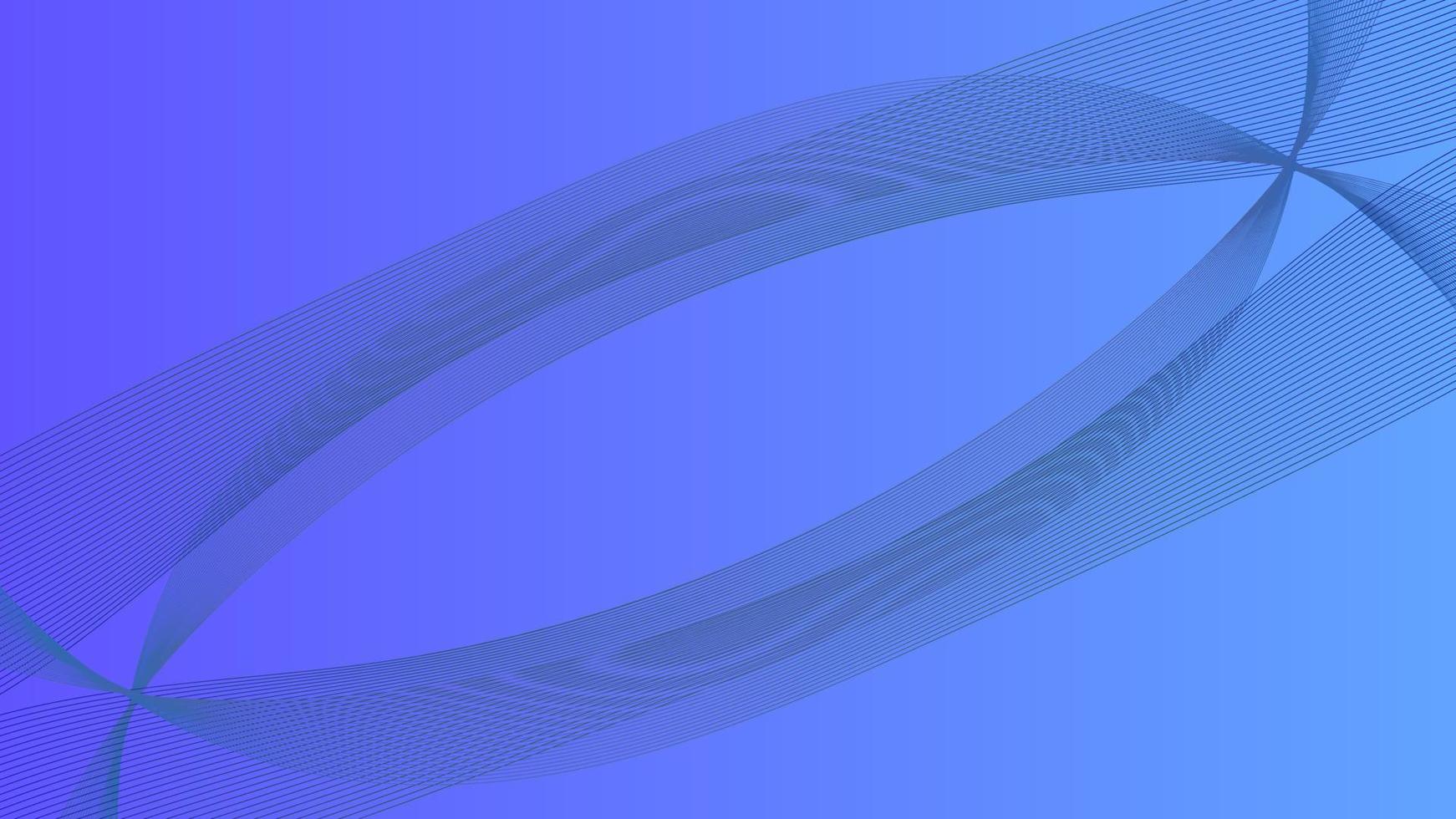 Wavy geometric on blue background. Trendy gradient shapes composition. Eps10 vector. vector