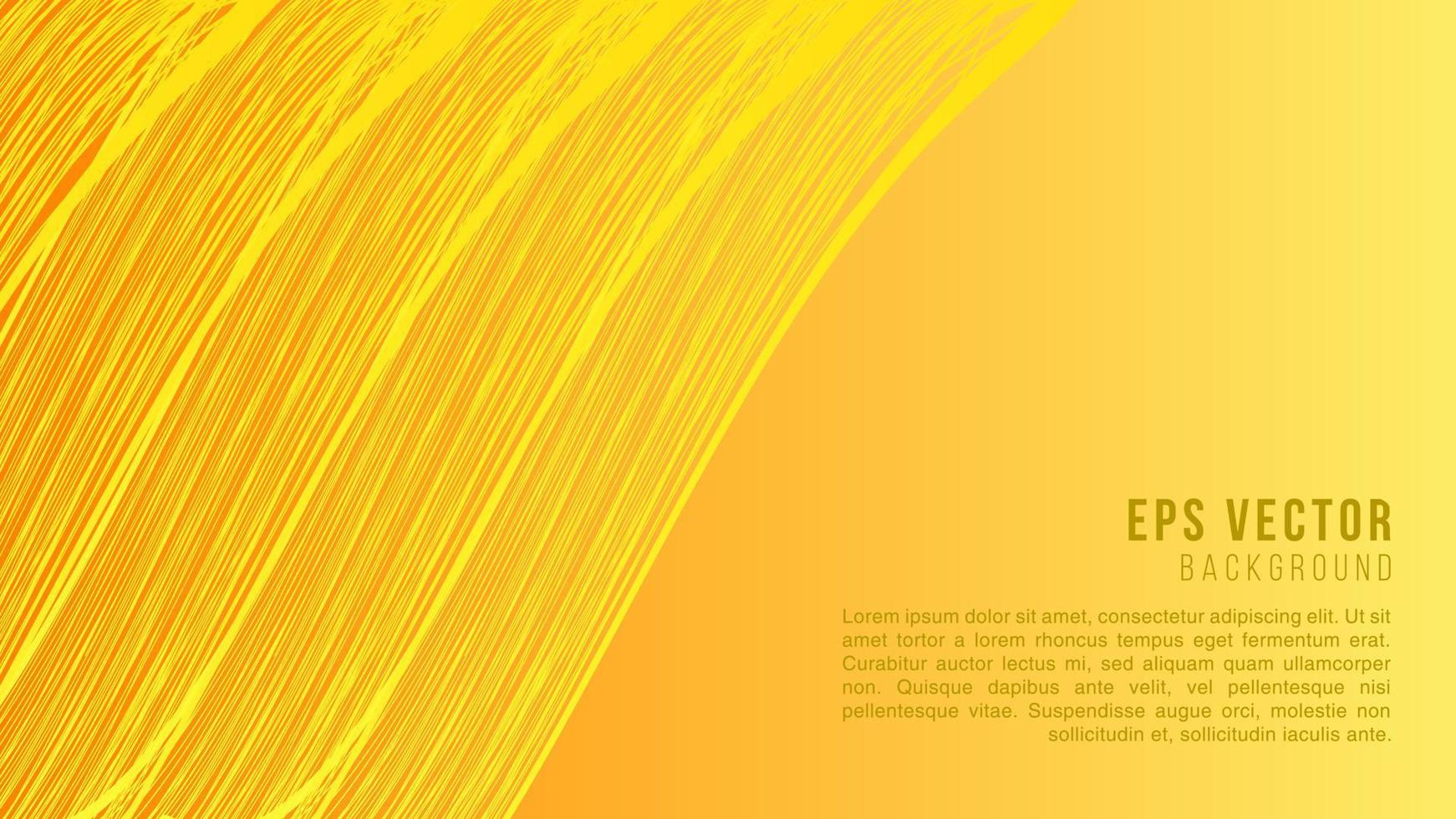 Yellow abstract background design for presentation vector