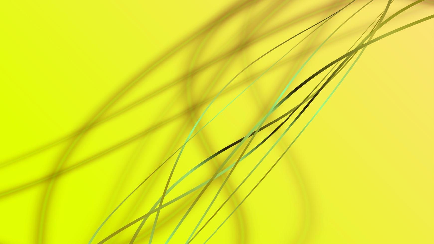 Yellow abstract light vector background