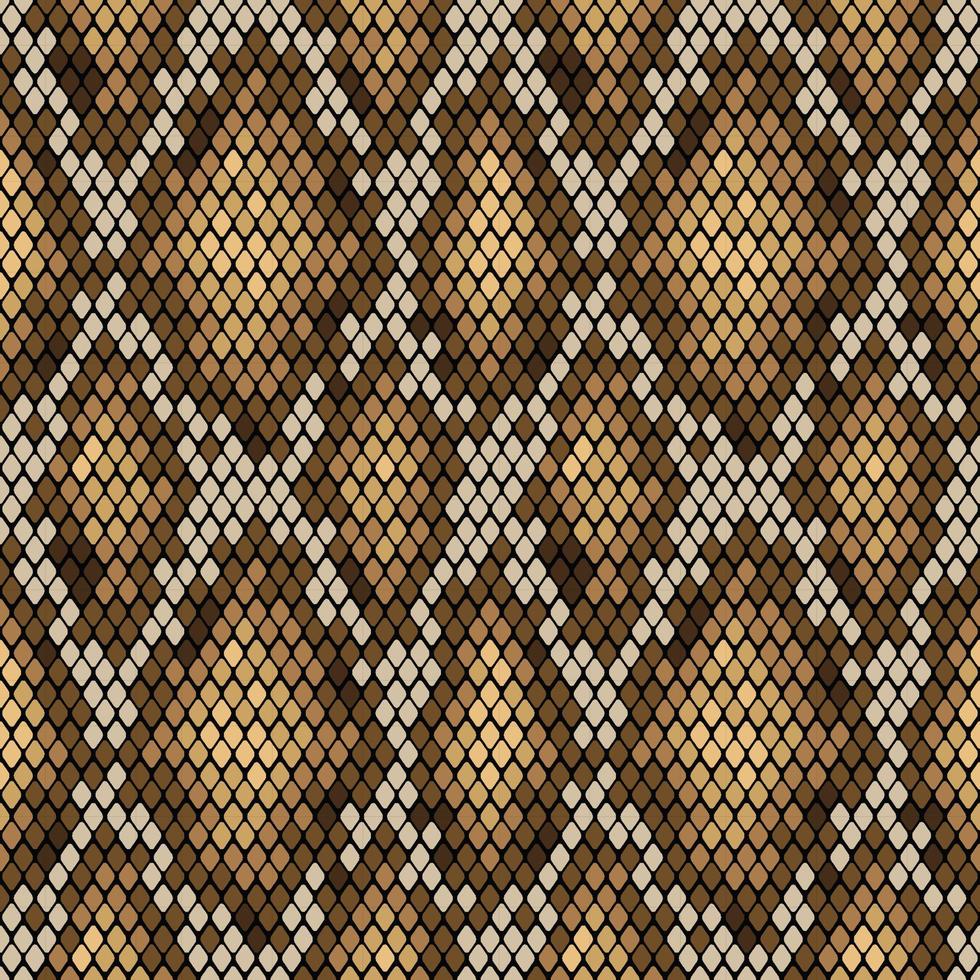 Snake Skin Reptile Seamless Pattern vector