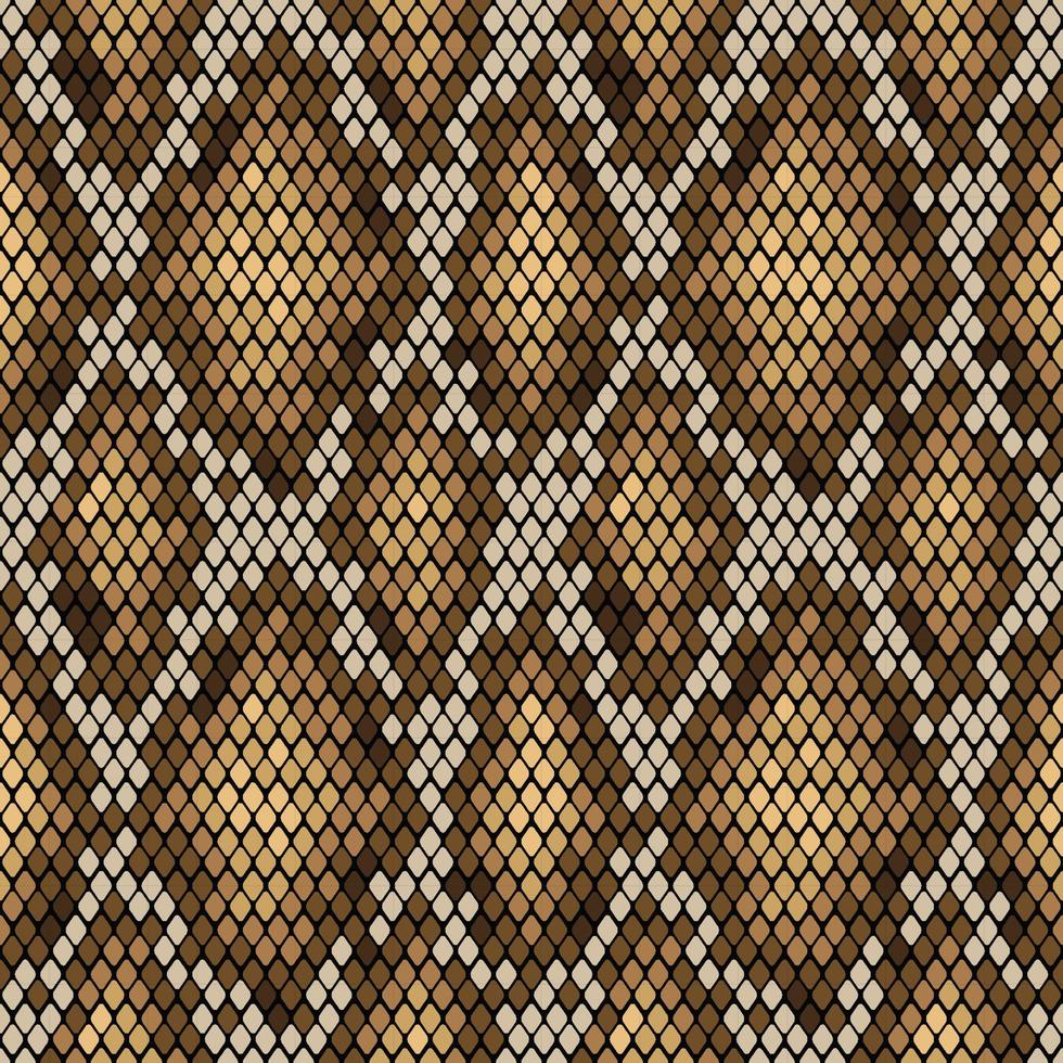 Snake Skin Reptile Seamless Pattern vector