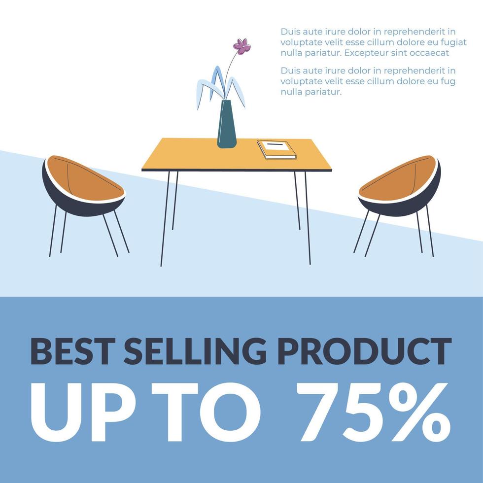 Best selling product up to 75 percent promotion vector