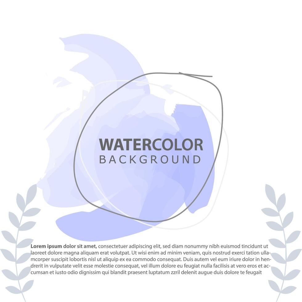 fondo de diseño minimalista en suave color pastel arcoiris. plantilla de banner de acuarela de pincel abstracto cuadrado para publicación en redes sociales, portada, afiche, tarjeta de regalo, folleto, volante, invitación, cartel vector