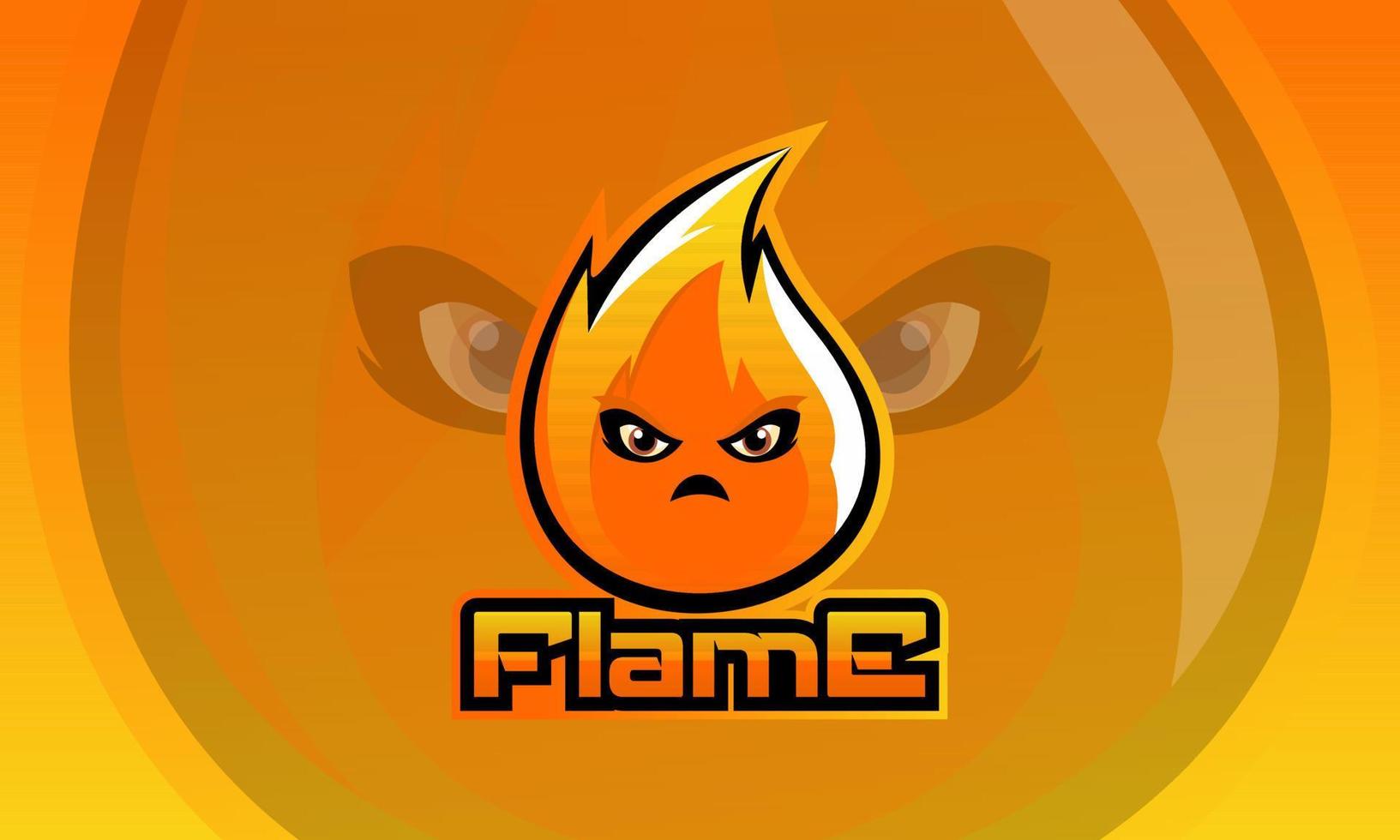 Fire Gaming Logo Illustration 17762099 Vector Art at Vecteezy