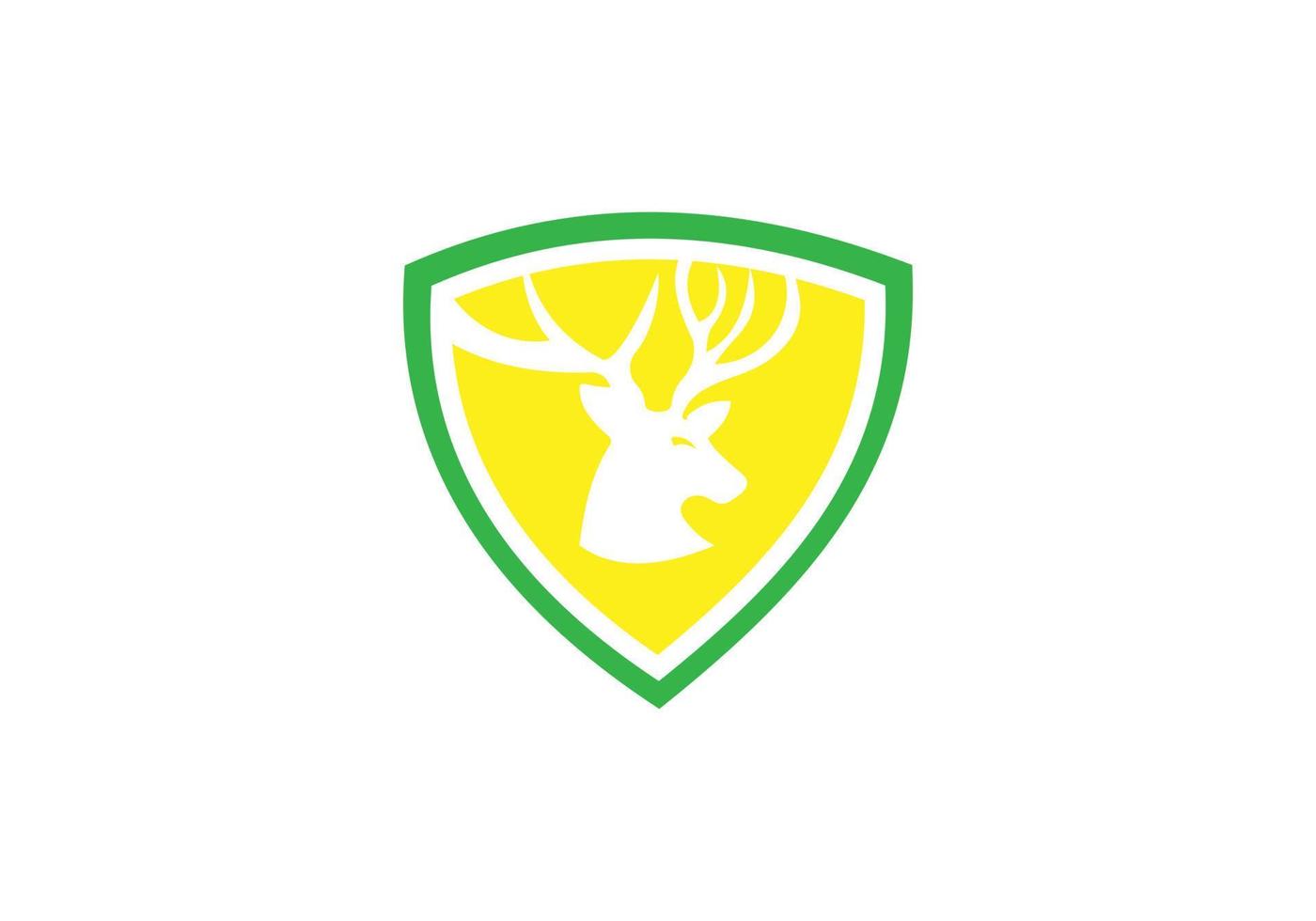 this is a deer logo design vector