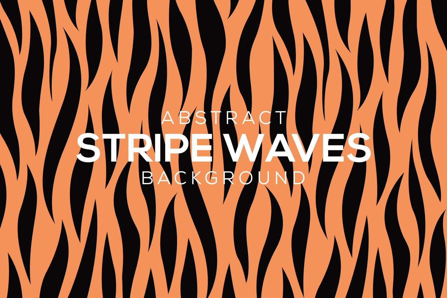 Tiger stripes wave pattern background design vector. abstract stripe waves background design for presentation, wall art, design, fashion, wallpaper. vector