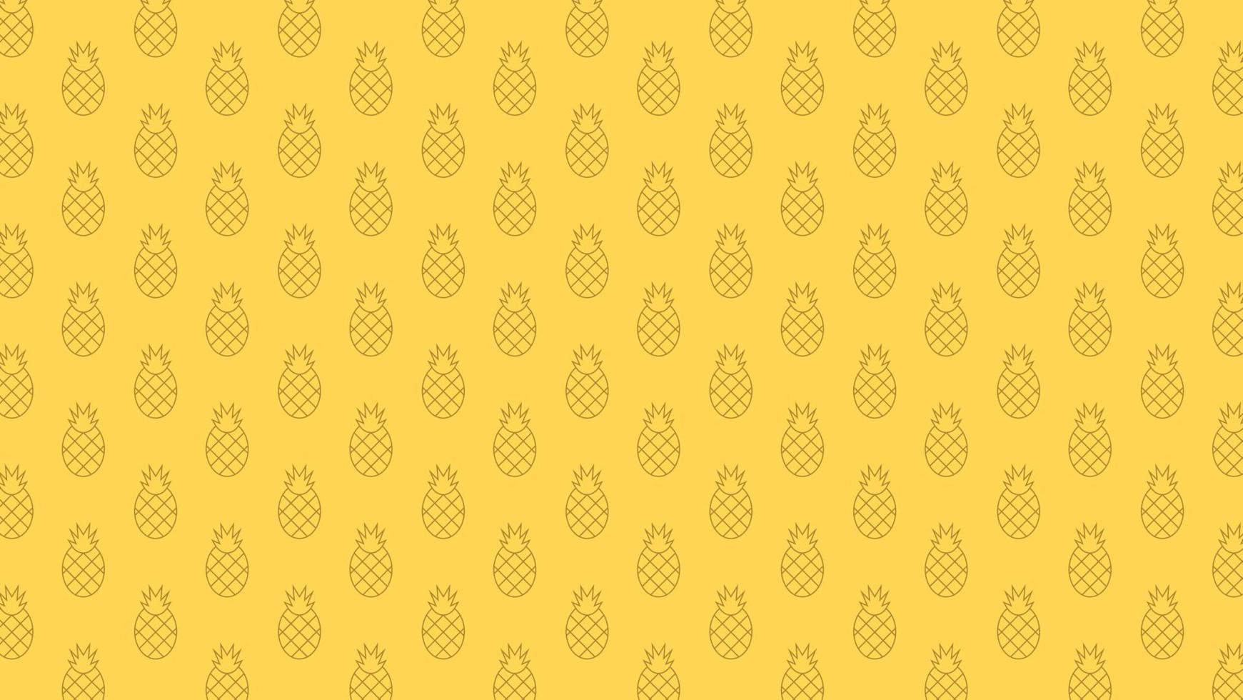 pineapple pattern background design vector illustration. Pineapple background design, Wall art. Pattern design vector.