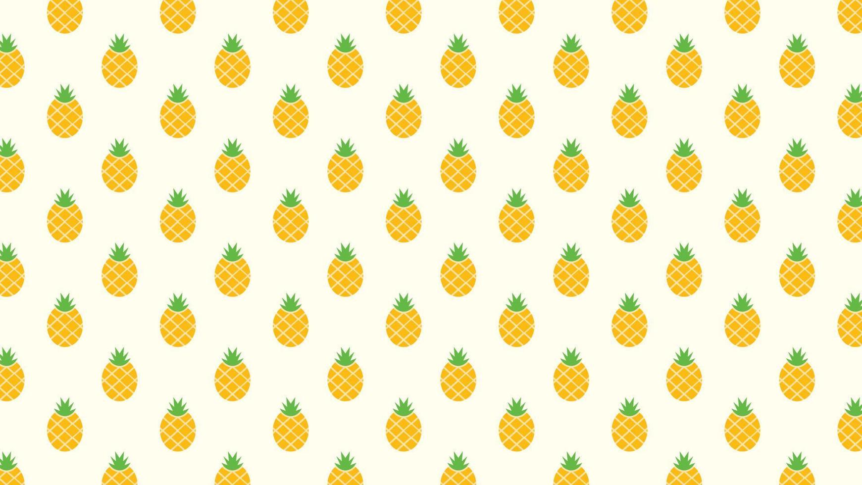 pineapple pattern background design vector illustration. Pineapple background design, Wall art. Pattern design vector.