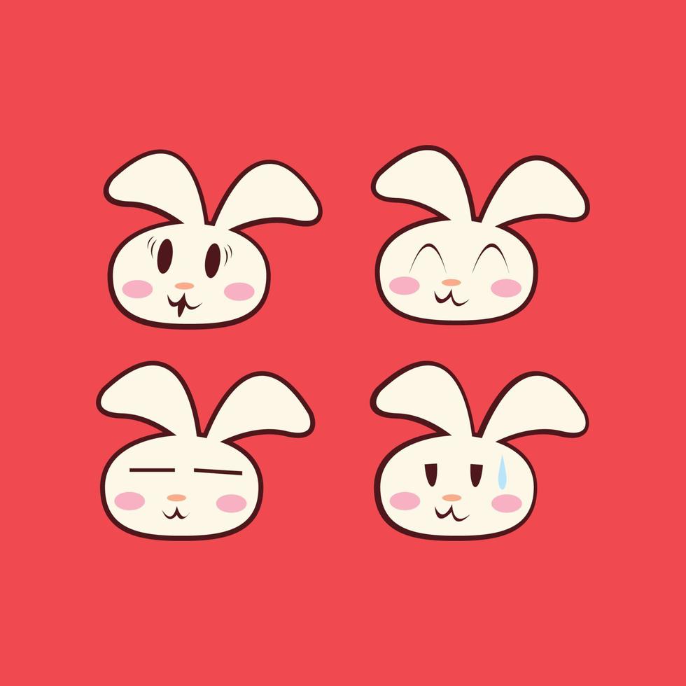 Chinese New Year 2023 Bunny year vector