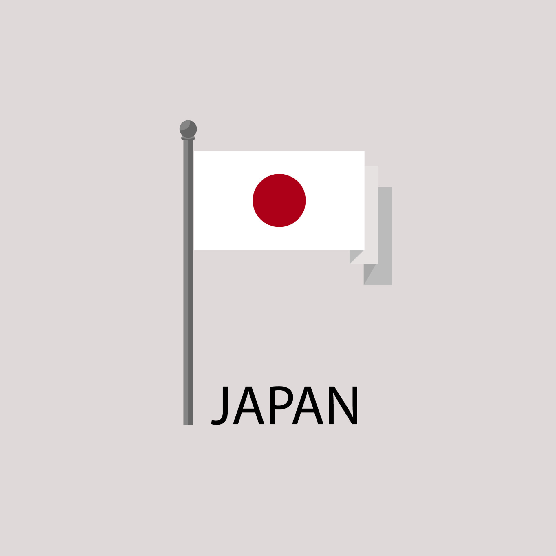 JAPAN country flag and map. vectors 17763227 Vector Art at Vecteezy