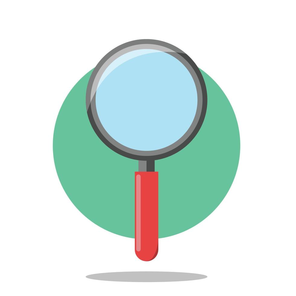 Magnifying Glass Vector Flat Syle