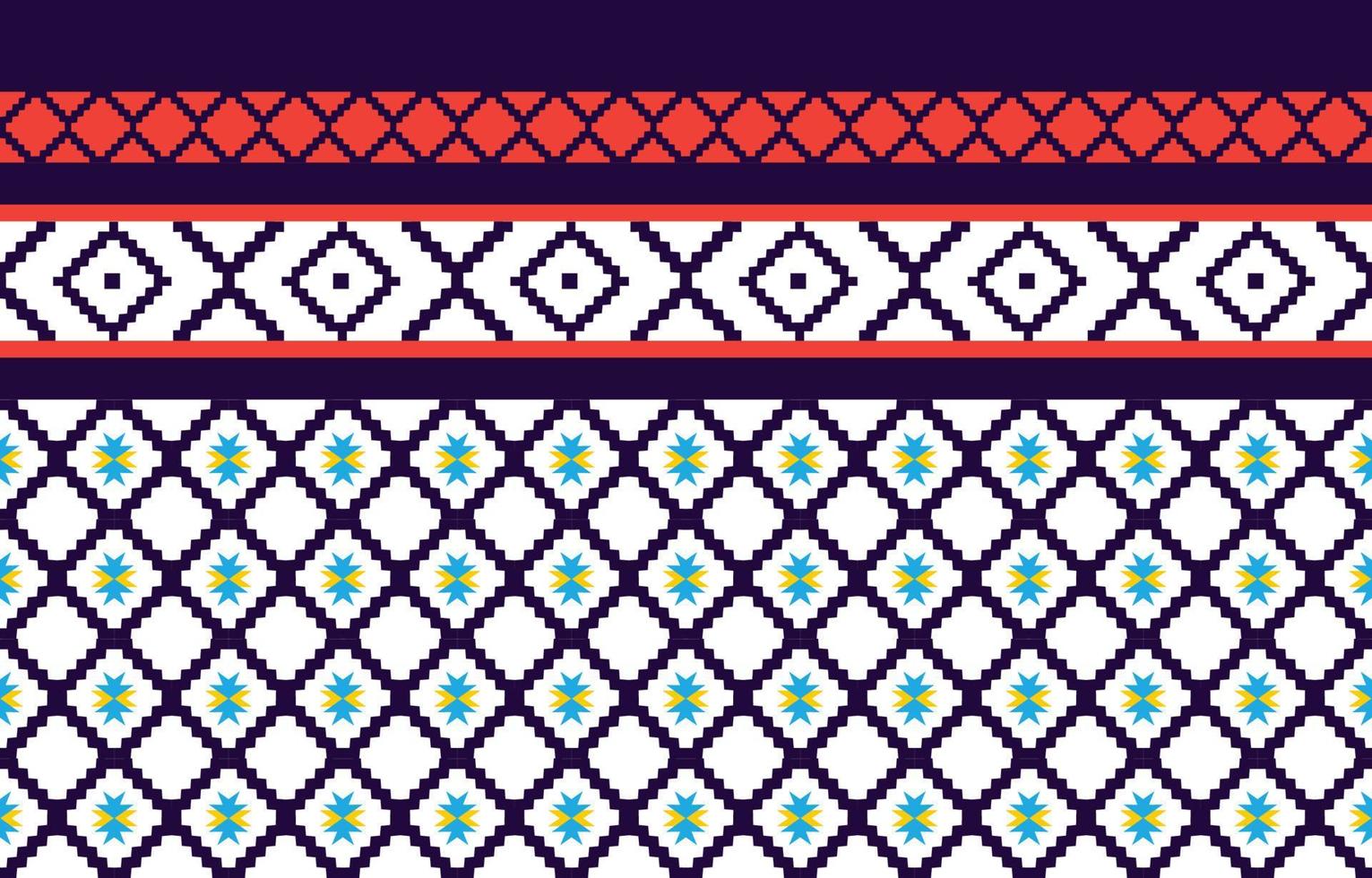 patrón de tela fondo geométrico, tradicional, nativo, étnico, popular vector