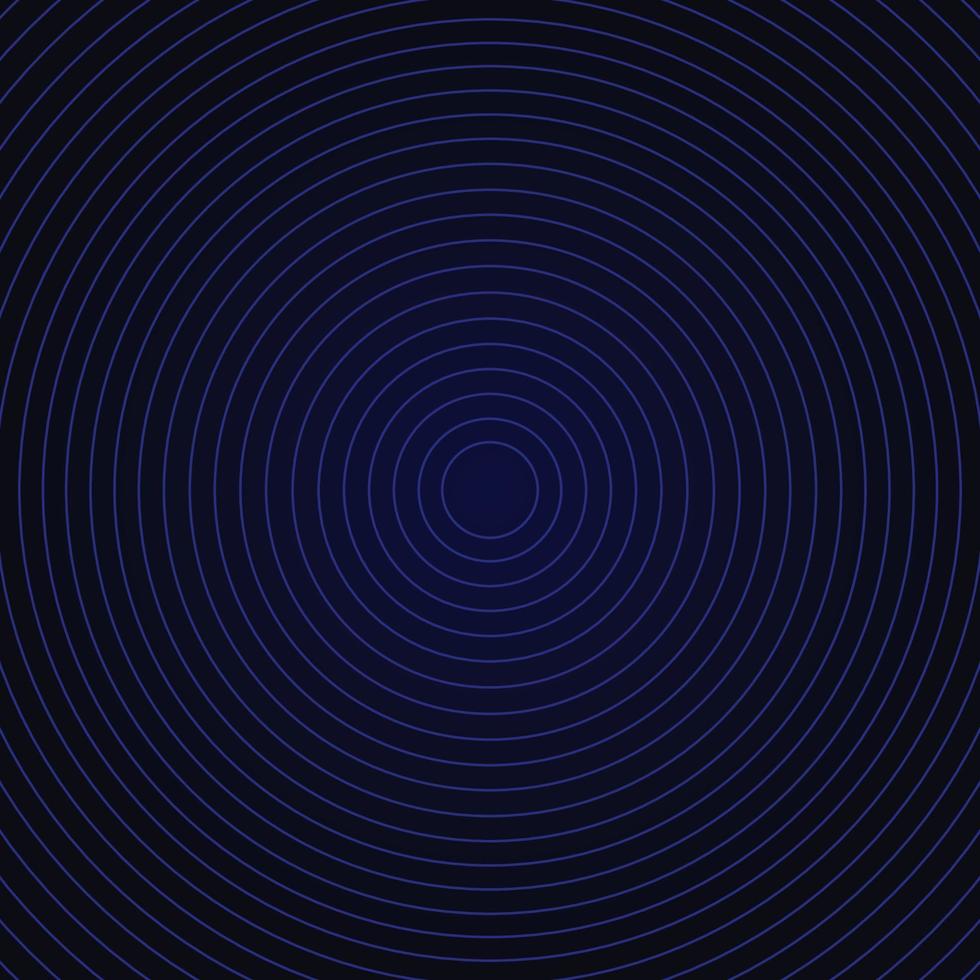 fondo de vector de círculos de contorno azul