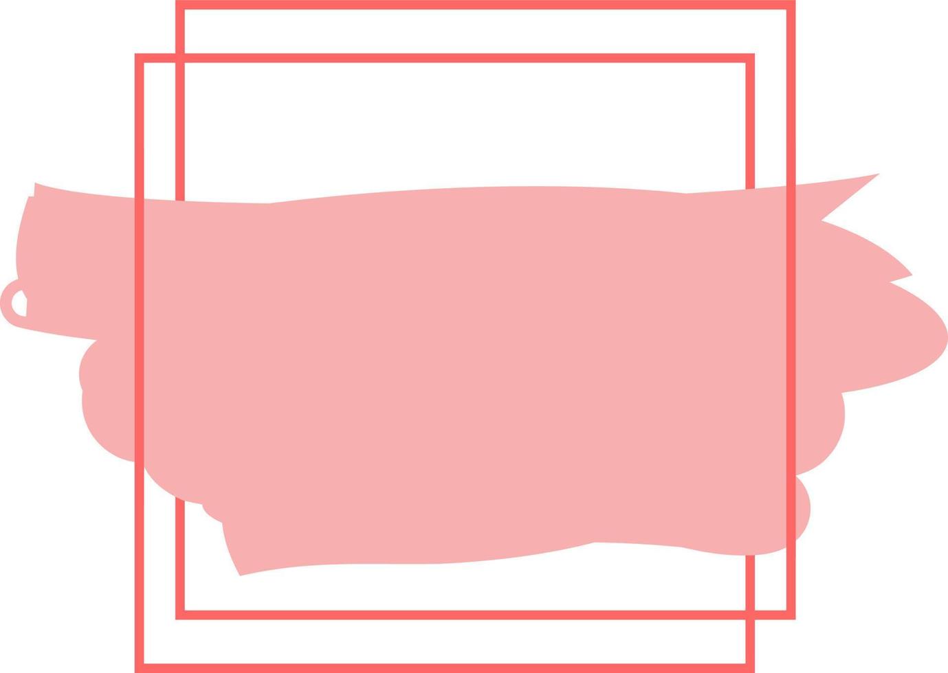 brush with square ornament vector