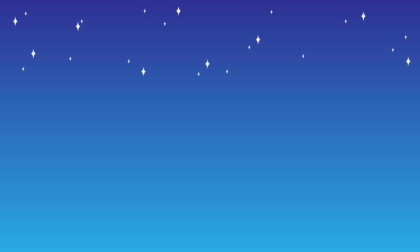 Blue Sky Background with Stars vector