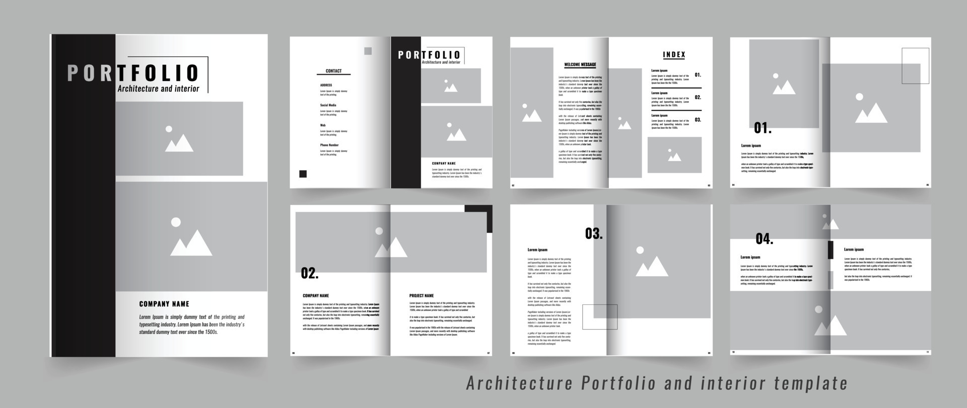 Modern Architecture and interior template. 17764880 Vector Art at Vecteezy