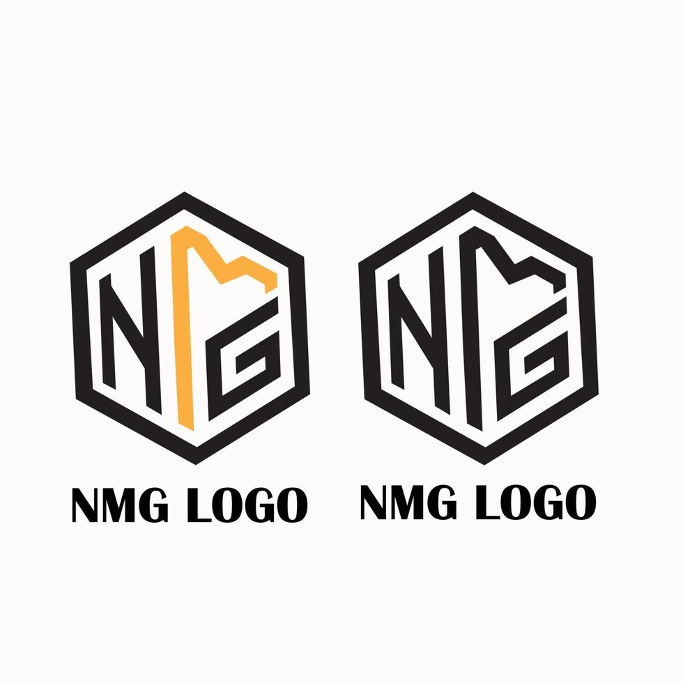 vector de diseño de logotipo nmg