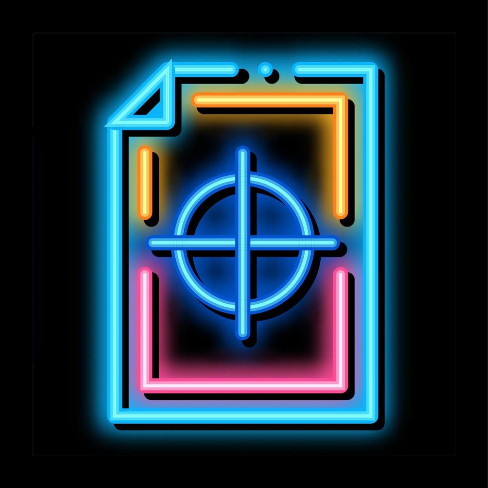 colored ink sheet icon vector outline illustration