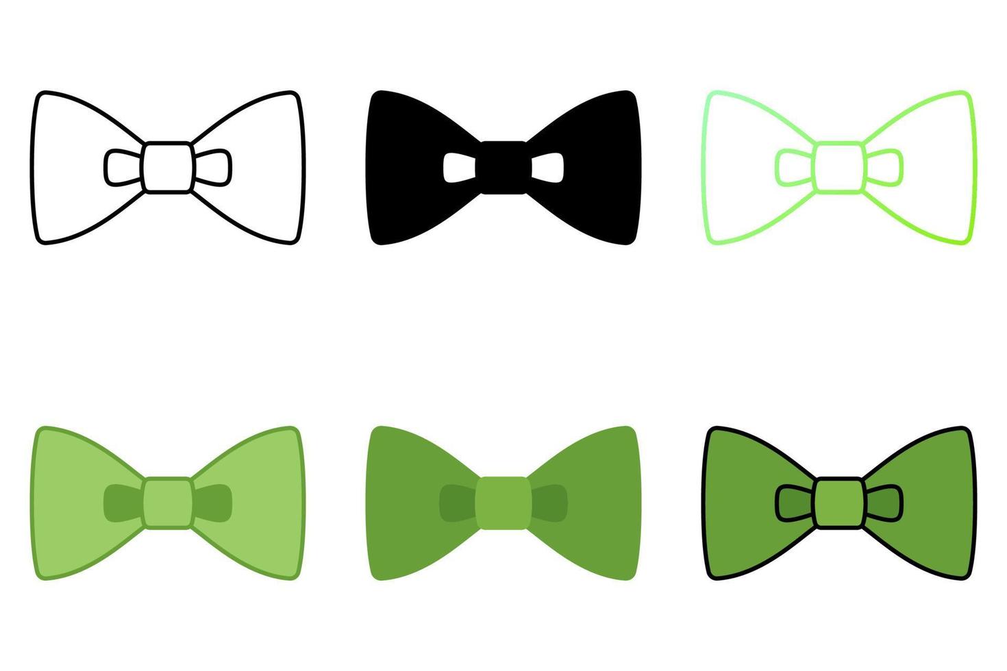 Bow Tie in flat style isolated vector
